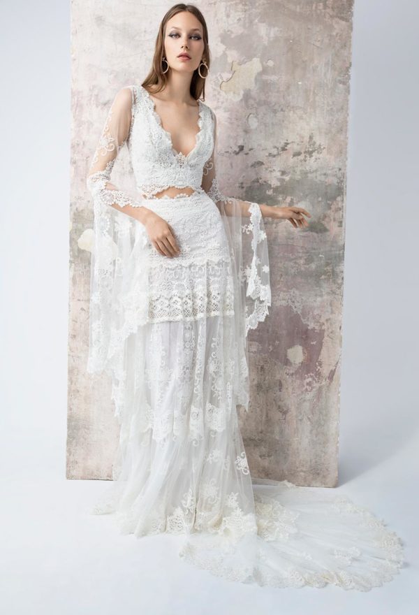 Zaha- Vestido de novia boho